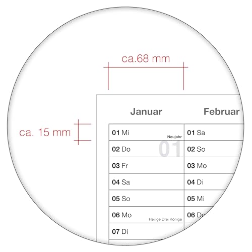 Abwischbarer Wandkalender 2025 Jahresplaner grün Format: 84,0x59,0cm DIN A1 - GEROLLT – Wandplaner, Jahreskalender, Poster Plakat - deutsch