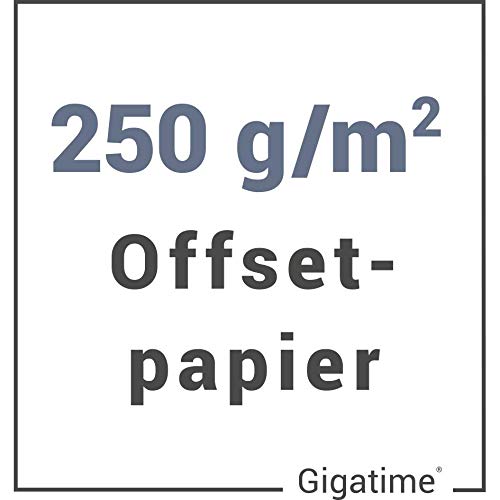 Gigatime Wandkalender Jahresplaner 2025 Format: DIN A3 42,0 x 29,7 cm blaugrau premium Qualität - deutsch