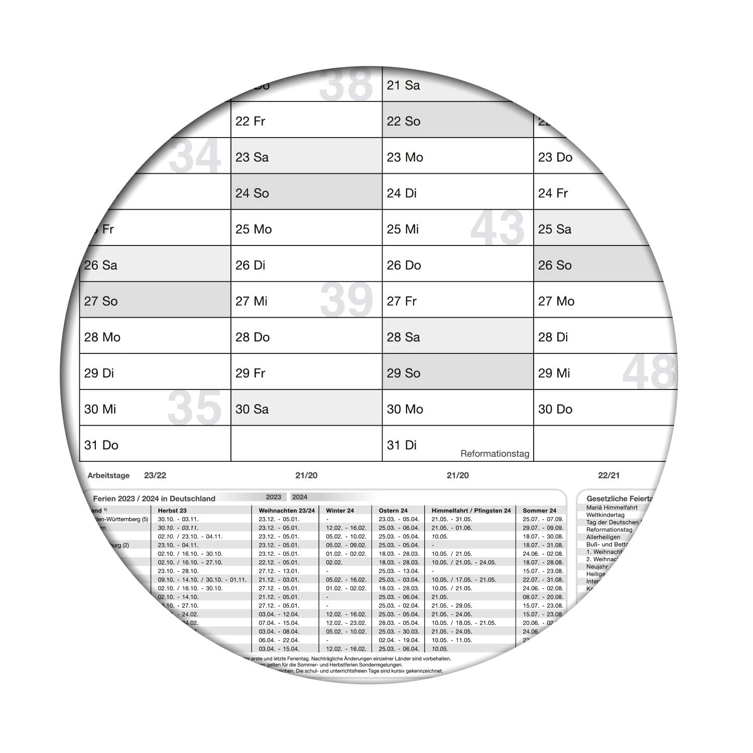 XL Schülerkalender 2024/2025 Jahresplaner grau Format: 118,8 x 84cm- DIN A0 - GEROLLT – Schuljahr 2024/25, Schuljahreskalender, Kalender für Schüler und Lehrer, Schulkalender Wandkalender - deutsch